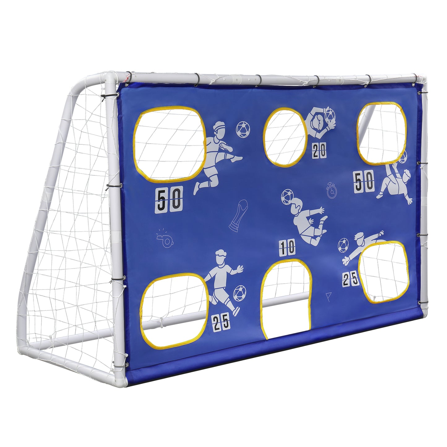 182*120*80cm PVC Pipe Three-In-One With Target Cloth Football Goal - NON BRANDED SUPERMARKET