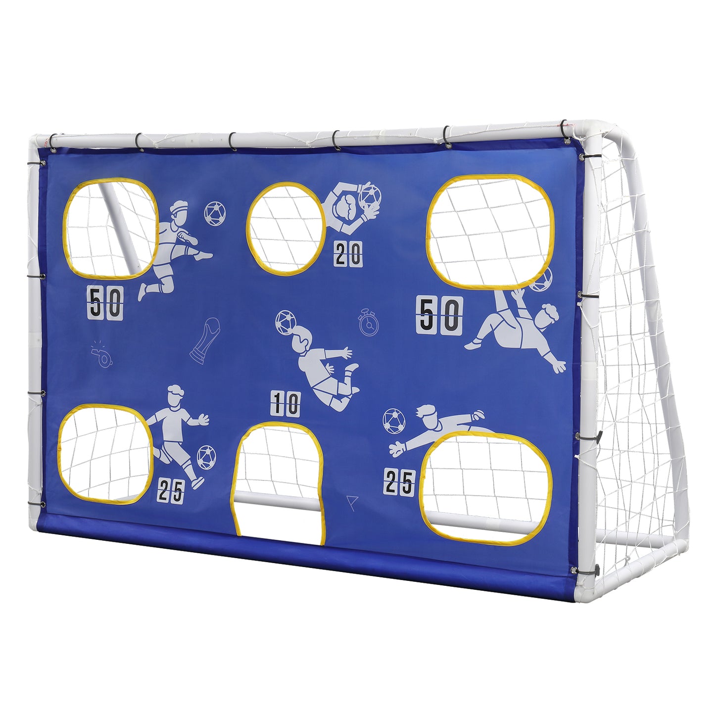 182*120*80cm PVC Pipe Three-In-One With Target Cloth Football Goal - NON BRANDED SUPERMARKET