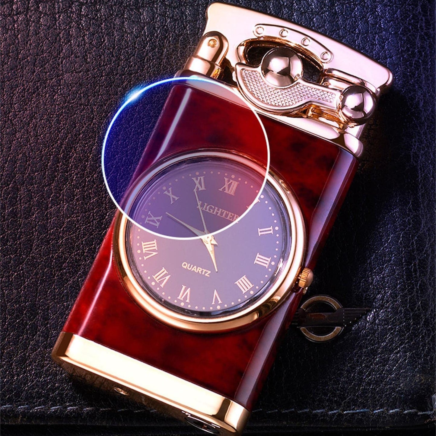 Windproof lighter & watch - NON BRANDED SUPERMARKET
