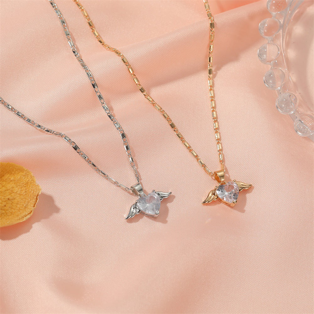 Heart Wings Necklace For Women - NON BRANDED SUPERMARKET