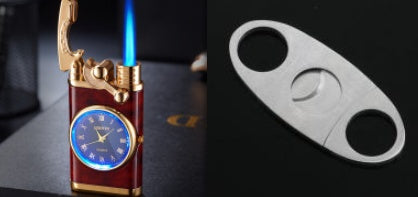 Windproof lighter & watch - NON BRANDED SUPERMARKET