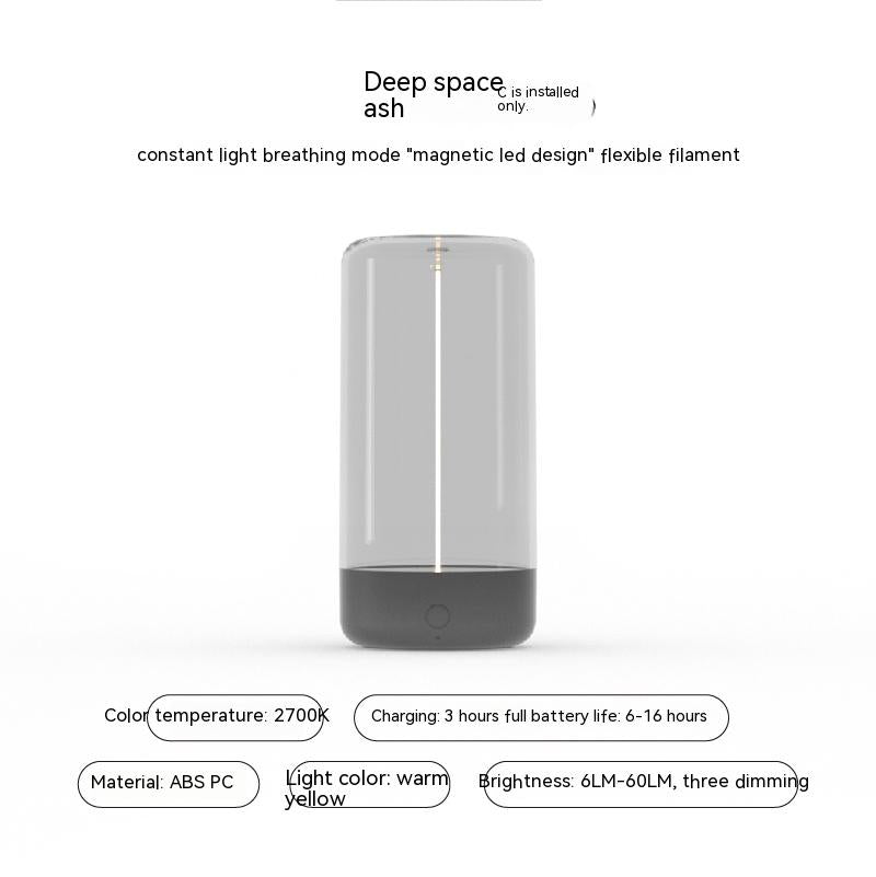 New LED Camping Light Type-c Rechargeable Portable Night Light With High Transparency And Anti Drop Creative Atmosphere Light - NON BRANDED SUPERMARKET