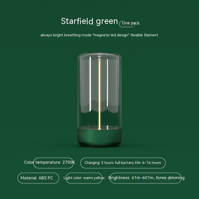 New LED Camping Light Type-c Rechargeable Portable Night Light With High Transparency And Anti Drop Creative Atmosphere Light - NON BRANDED SUPERMARKET