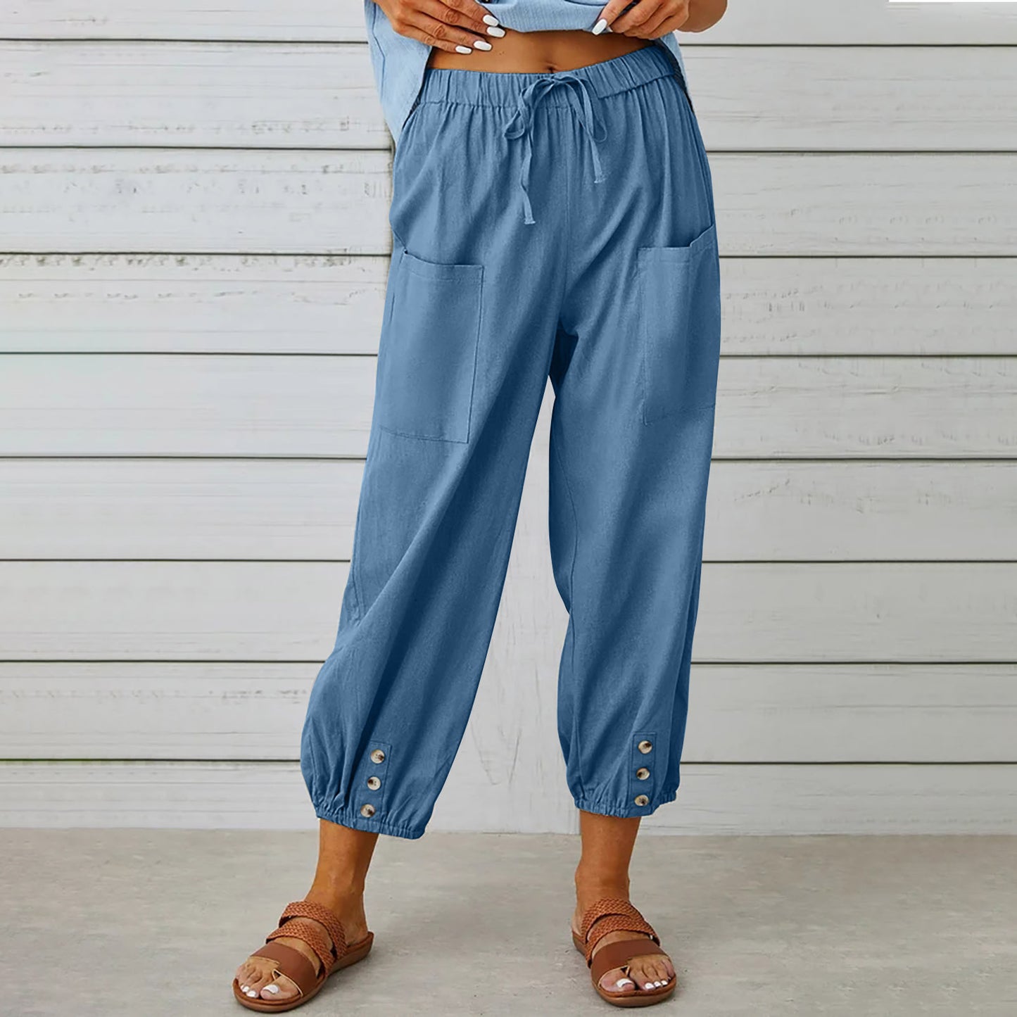 Women Drawstring Tie Pants - NON BRANDED SUPERMARKET