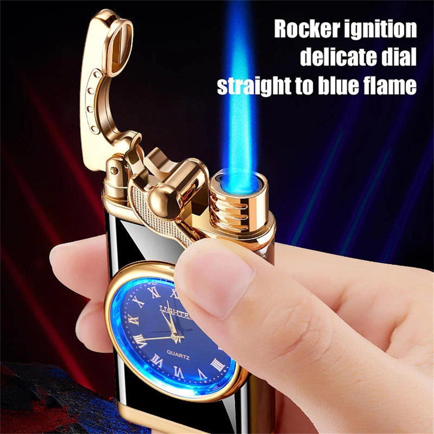 Windproof lighter & watch - NON BRANDED SUPERMARKET