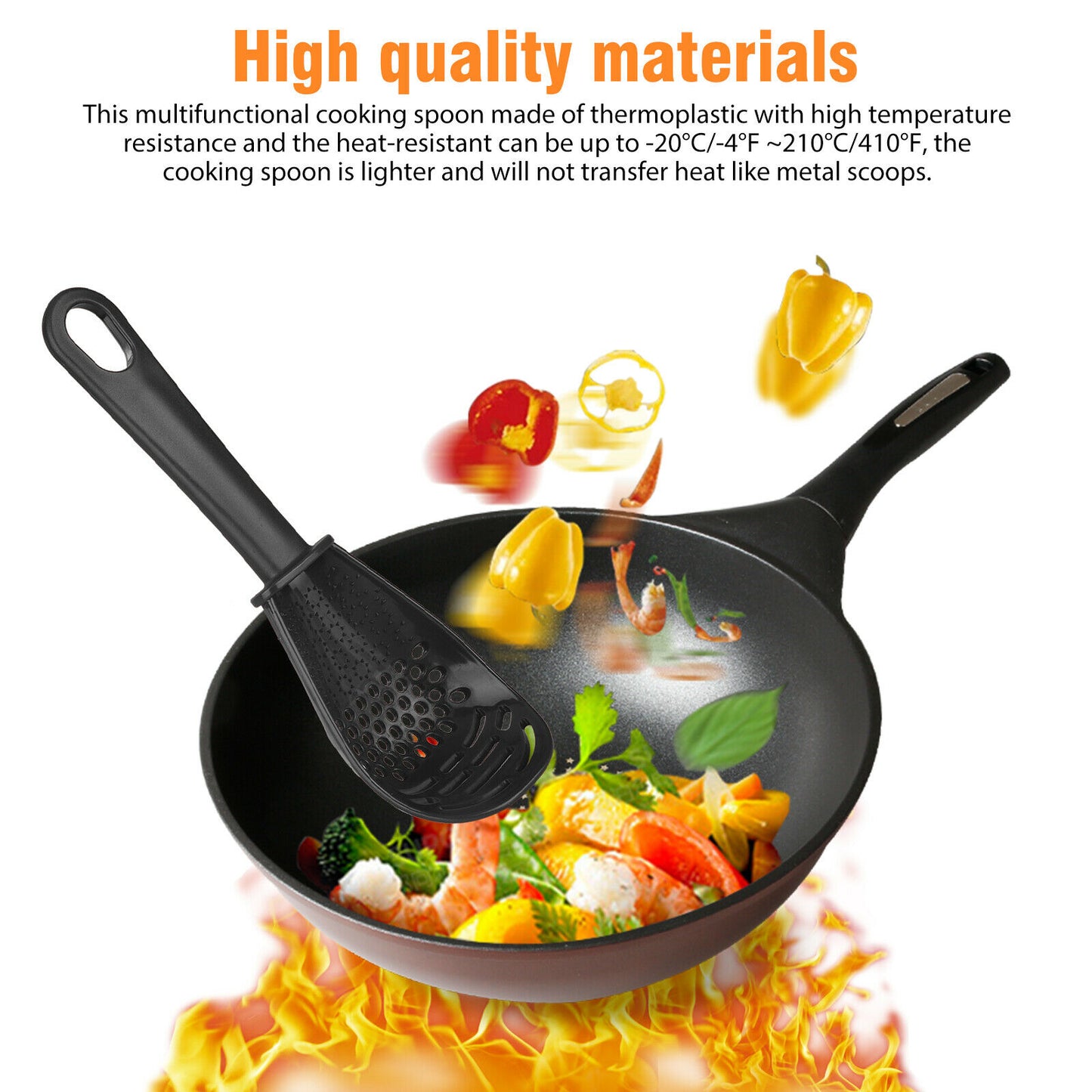 Multifunction Cooking Spoon - NON BRANDED SUPERMARKET