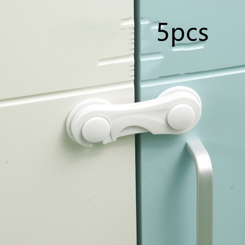 New Baby Safety Protection Lock Drawer Lock Child Safety Anti-pinch Hand Cabinet Door Refrigerator Lock Toilet Lock - NON BRANDED SUPERMARKET