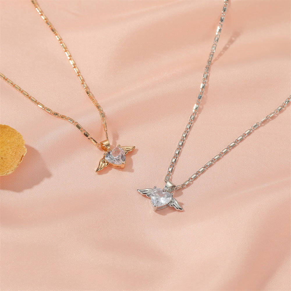 Heart Wings Necklace For Women - NON BRANDED SUPERMARKET