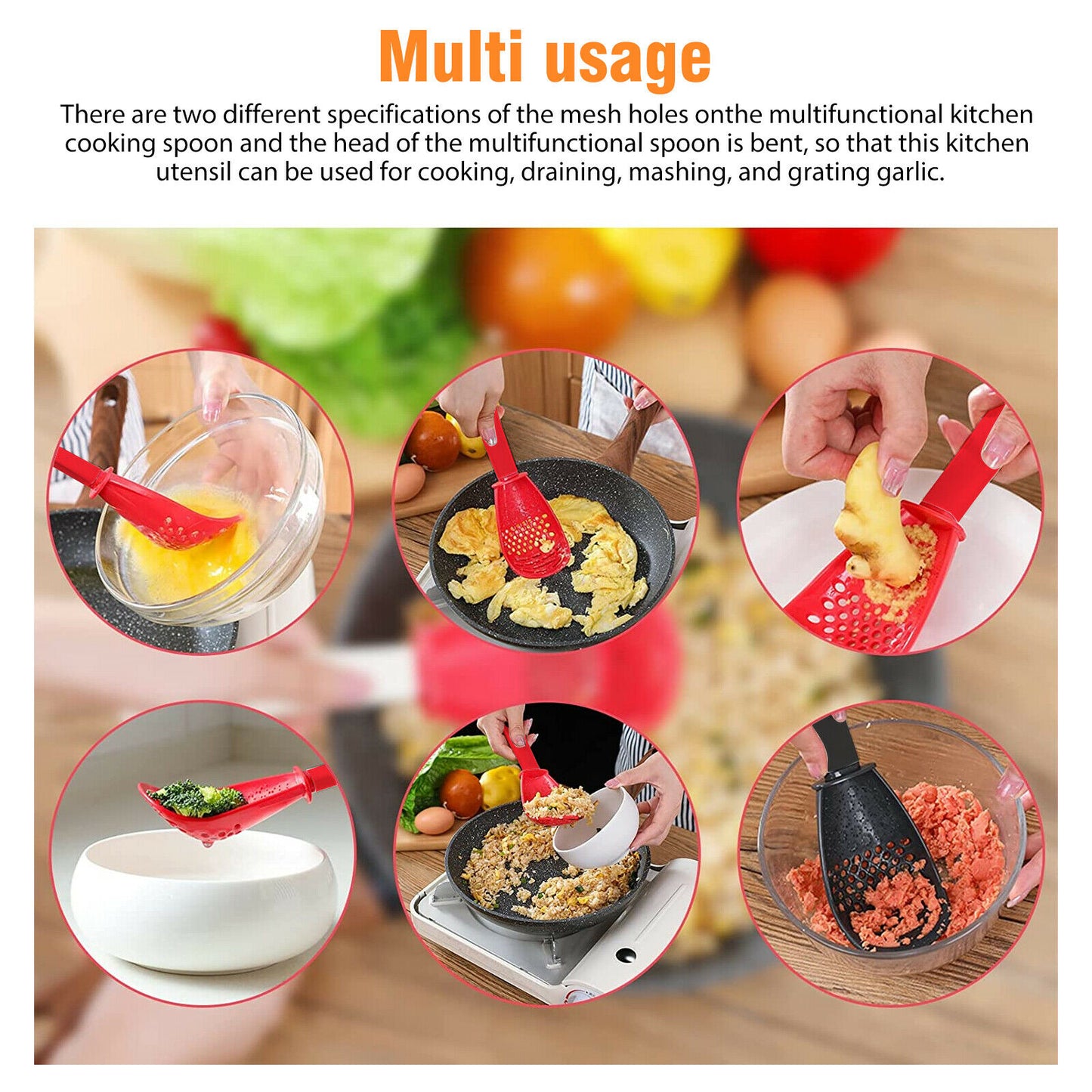 Multifunction Cooking Spoon - NON BRANDED SUPERMARKET