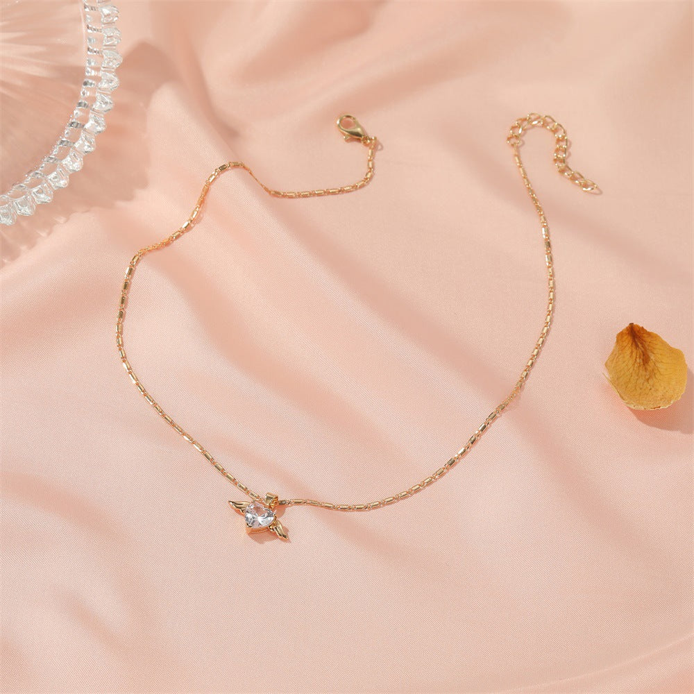 Heart Wings Necklace For Women - NON BRANDED SUPERMARKET