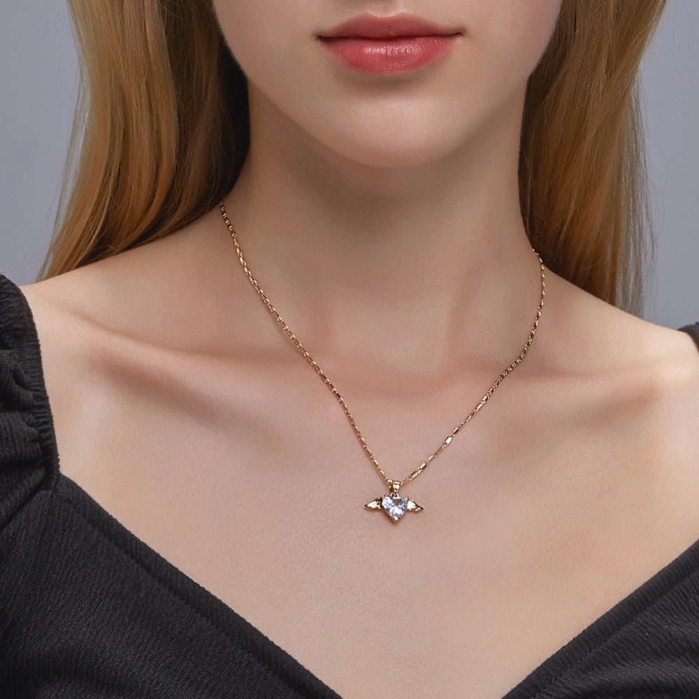Heart Wings Necklace For Women - NON BRANDED SUPERMARKET