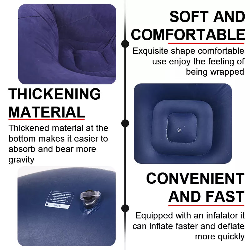 Lazy Inflatable Sofa Chairs For living room Leisure Sofa - NON BRANDED SUPERMARKET