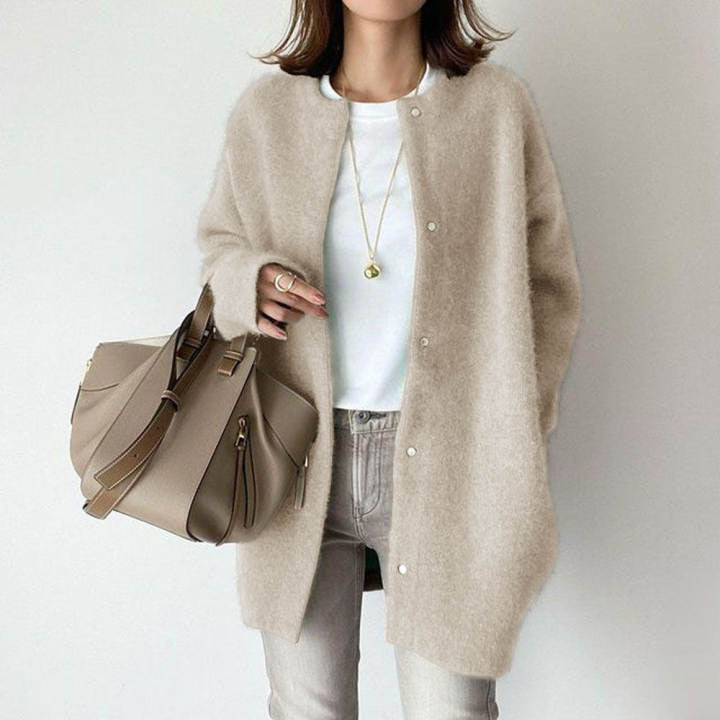 Stylish Knit Slimming Coat - NON BRANDED SUPERMARKET