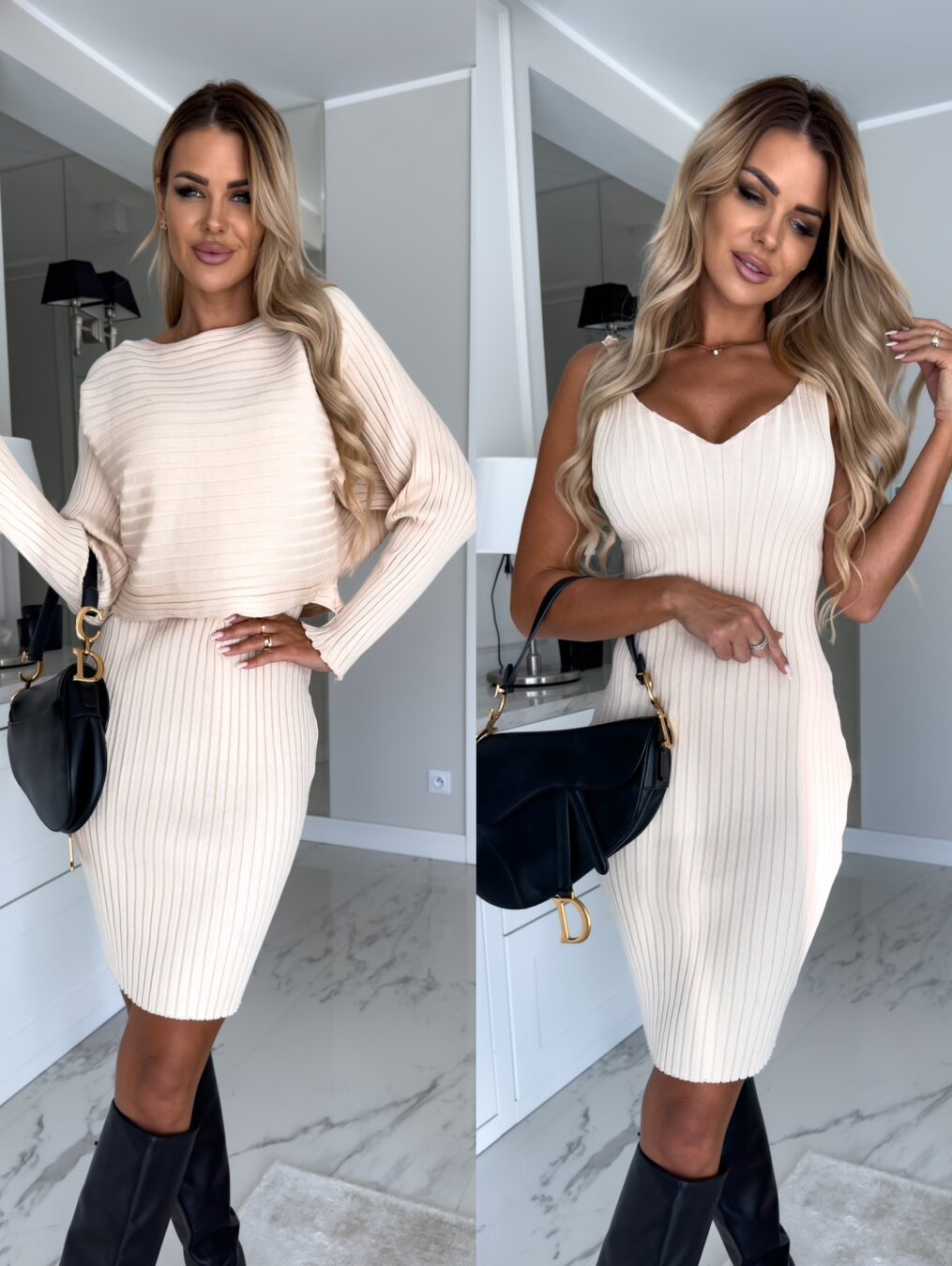 Women's Striped Long-sleeve Top - NON BRANDED SUPERMARKET