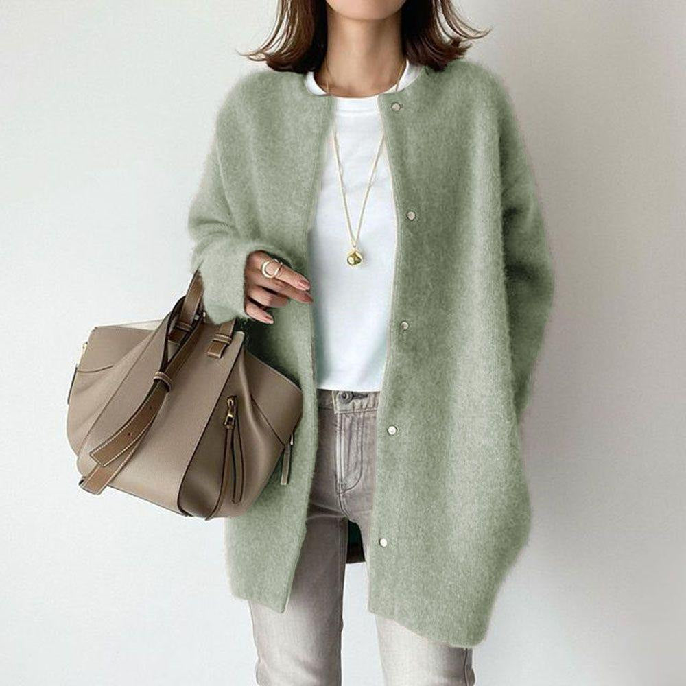 Stylish Knit Slimming Coat - NON BRANDED SUPERMARKET