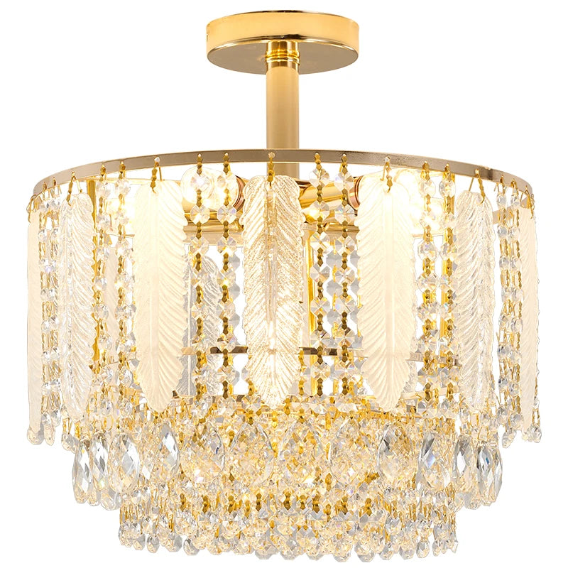 Modern Crystal Living Room Light Creative Design Sense Hanging Lighting Lamps - NON BRANDED SUPERMARKET