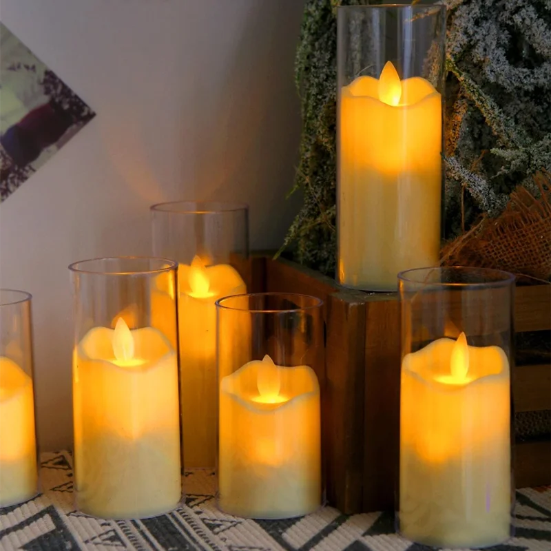 6Pcs Led Flameless Electric Candles Lamp - NON BRANDED SUPERMARKET