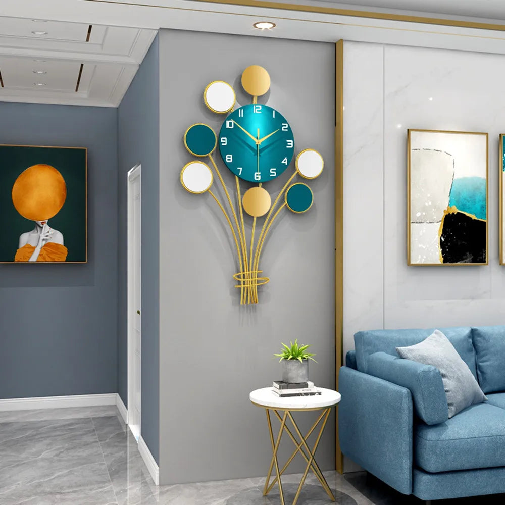 Luxury Large Wall Clock Living Room Creative Home Decor - NON BRANDED SUPERMARKET