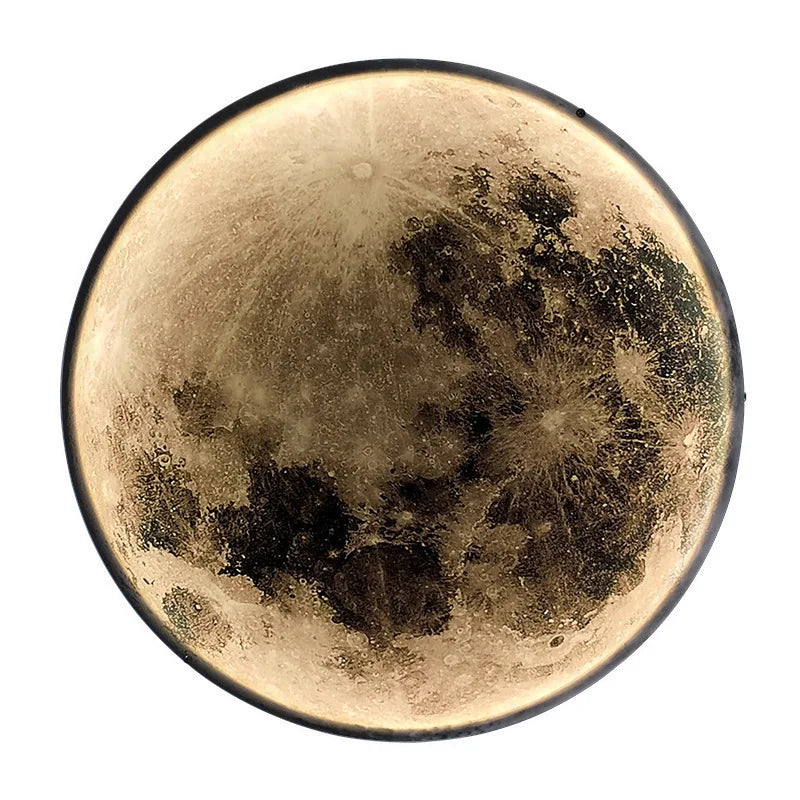 Modern 3D Moon Led Wall Lamp - NON BRANDED SUPERMARKET