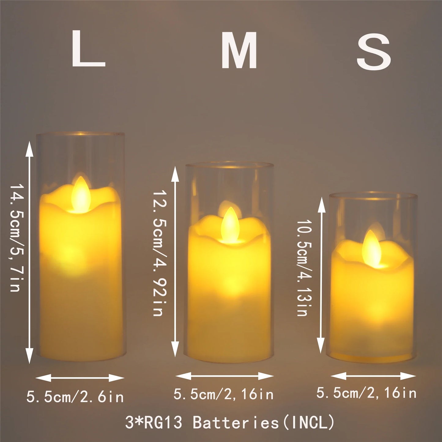 6Pcs Led Flameless Electric Candles Lamp - NON BRANDED SUPERMARKET