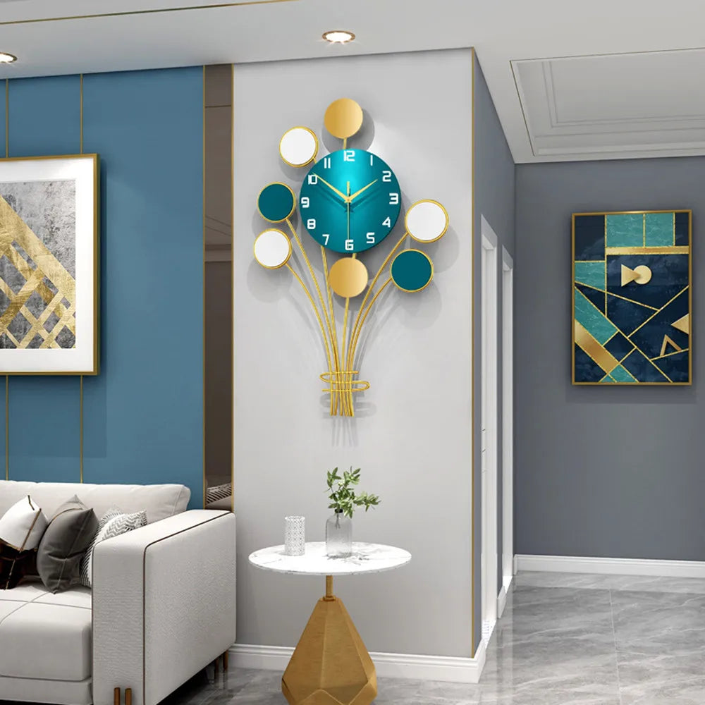 Luxury Large Wall Clock Living Room Creative Home Decor - NON BRANDED SUPERMARKET