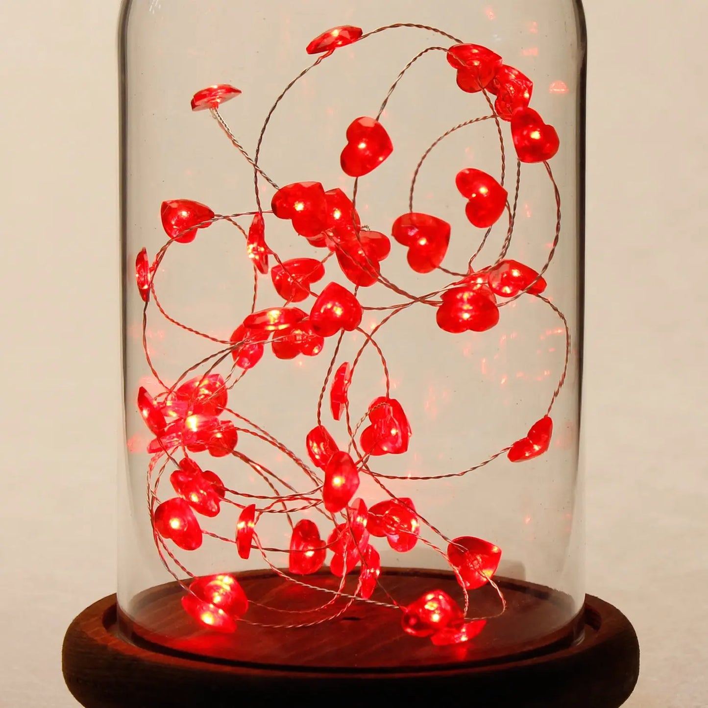 20 Led Acrylic Love Heart Wedding String Fairy Light Red Girl String Light Indoor Wedding Party Garland Valentines Day Decor - NON BRANDED SUPERMARKET