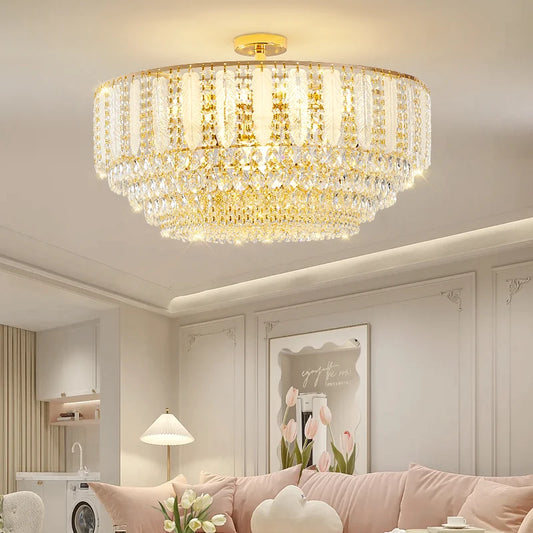Modern Crystal Living Room Light Creative Design Sense Hanging Lighting Lamps - NON BRANDED SUPERMARKET