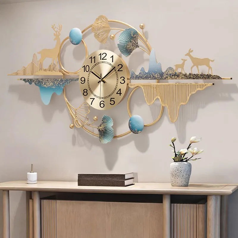 Luxury Large Wall Clocks Nordic Horloge Murale Home Decoration - NON BRANDED SUPERMARKET