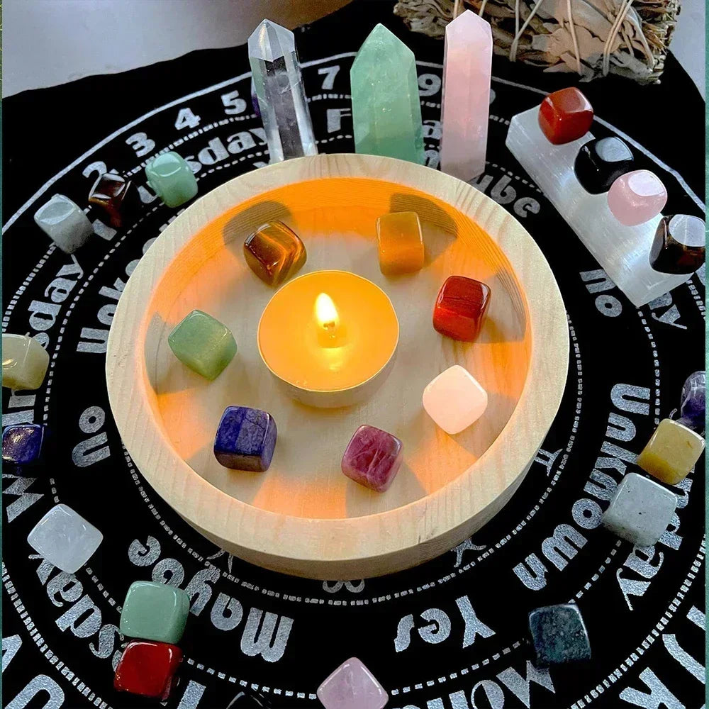 Natural Stone and Crystals Point Wand Witchcraft Rose Quartz Amethyst - NON BRANDED SUPERMARKET