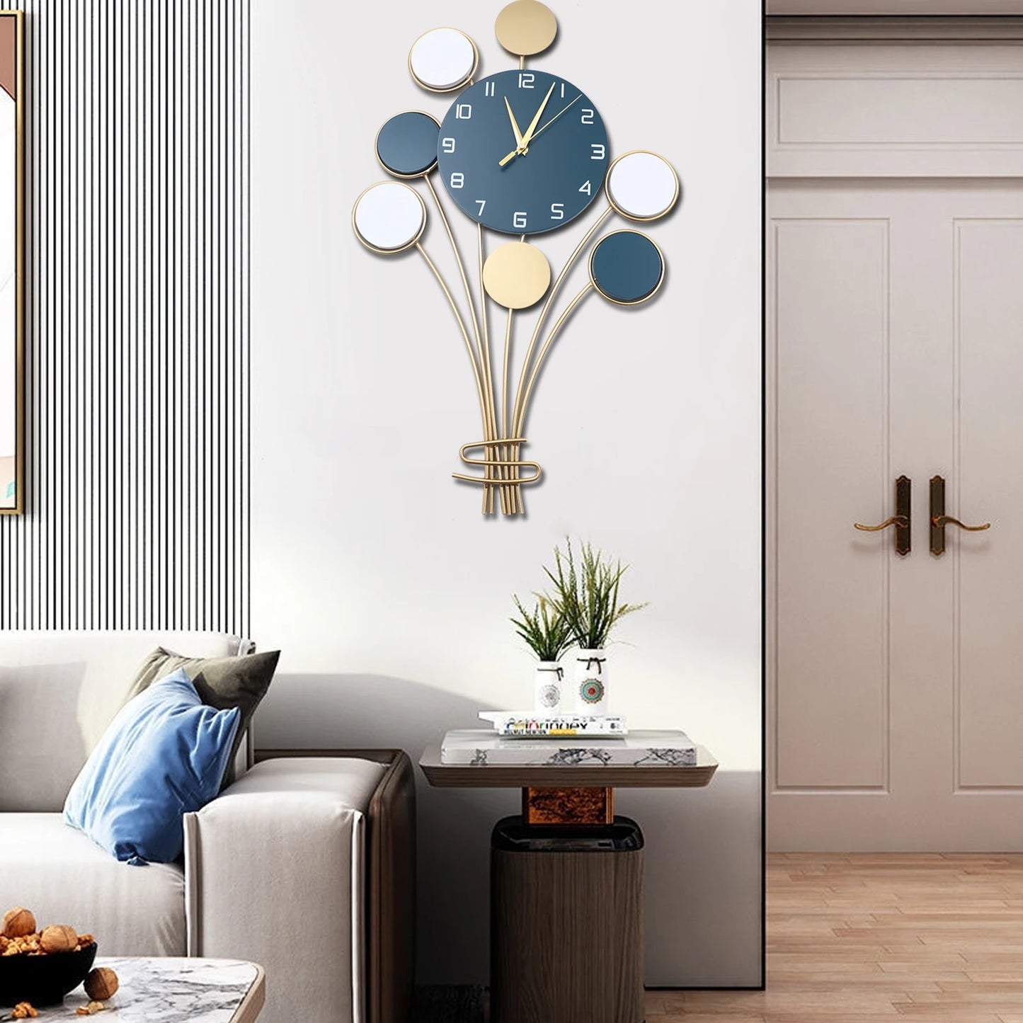 Luxury Large Wall Clock Living Room Creative Home Decor - NON BRANDED SUPERMARKET