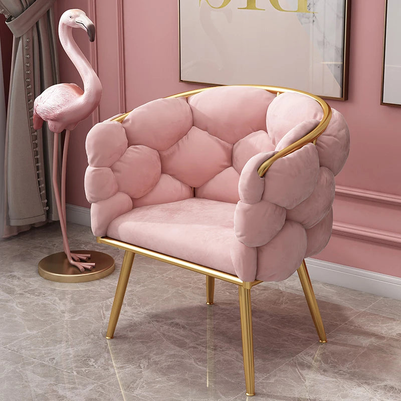 Nordic living room armchairs luxury design Single velvet Relaxing Cafe chair - NON BRANDED SUPERMARKET