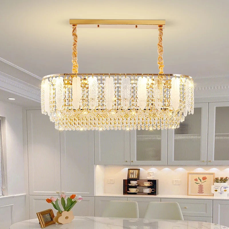 Modern Crystal Living Room Light Creative Design Sense Hanging Lighting Lamps - NON BRANDED SUPERMARKET