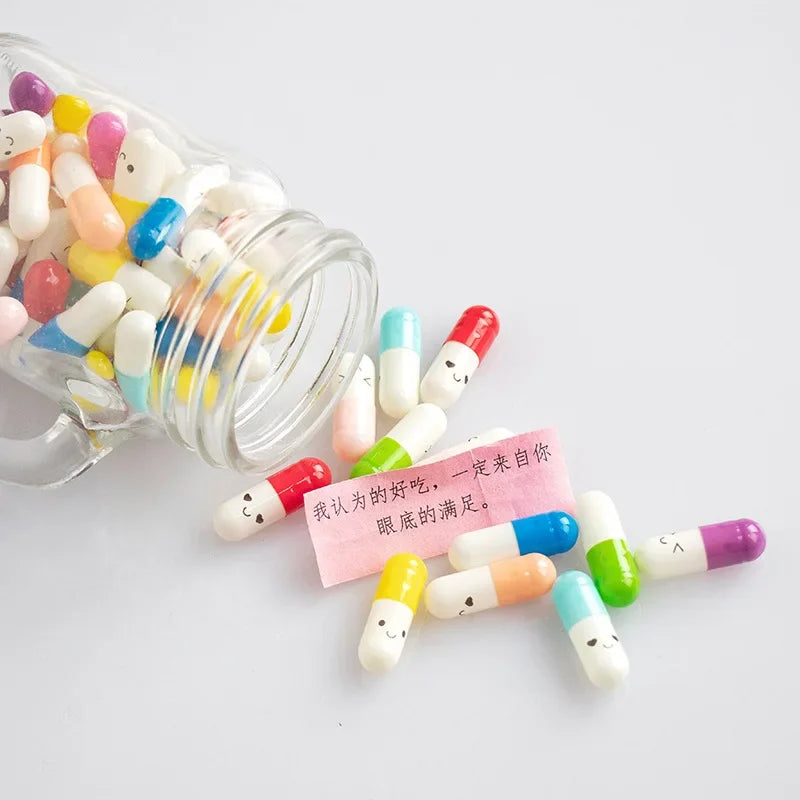 50pc Expression Message Capsule Valentines Day Gift Party Favors Wedding Birthday Baby Shower Supplies Girlfriend Boyfriend Gift - NON BRANDED SUPERMARKET