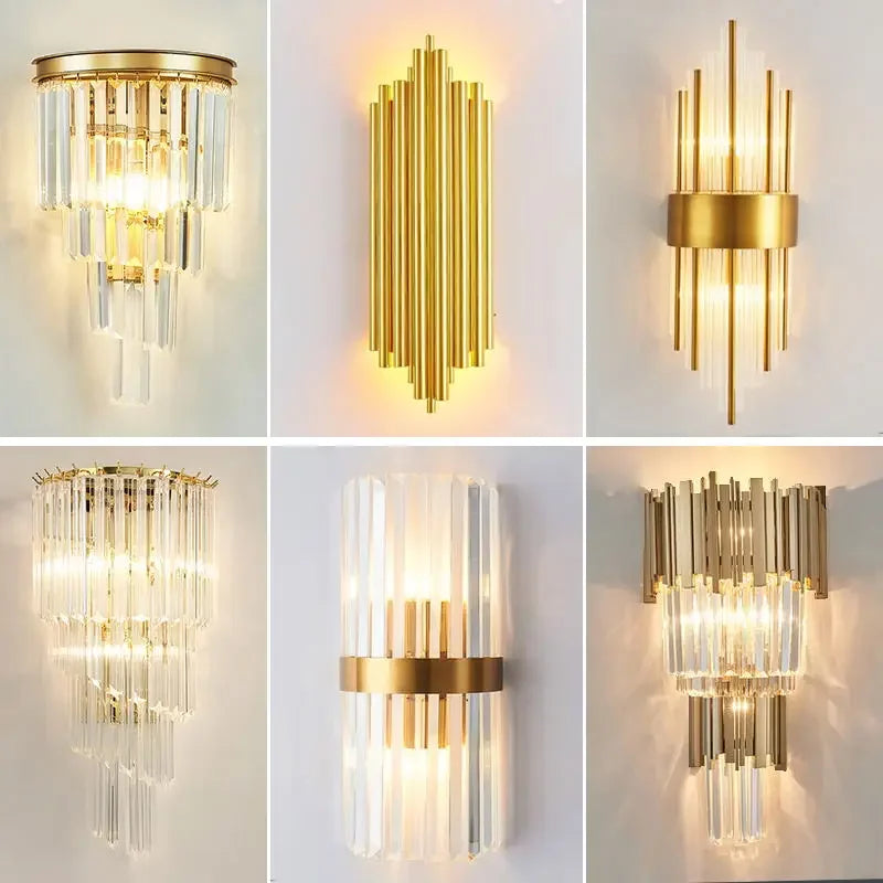 Crystal New Indoor Decorative Modern LED Wall Lamps - NON BRANDED SUPERMARKET