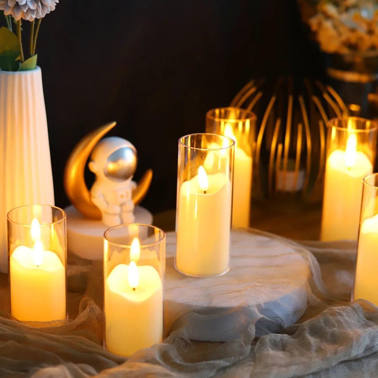 6Pcs Led Flameless Electric Candles Lamp - NON BRANDED SUPERMARKET
