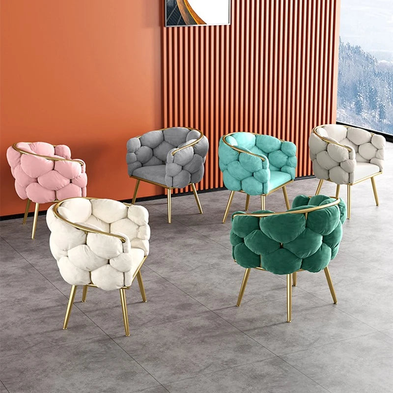 Nordic living room armchairs luxury design Single velvet Relaxing Cafe chair - NON BRANDED SUPERMARKET