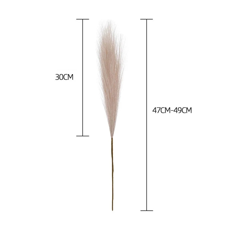 Fluffy Pampas Grass Boho Decor Flower Fake Plant - NON BRANDED SUPERMARKET
