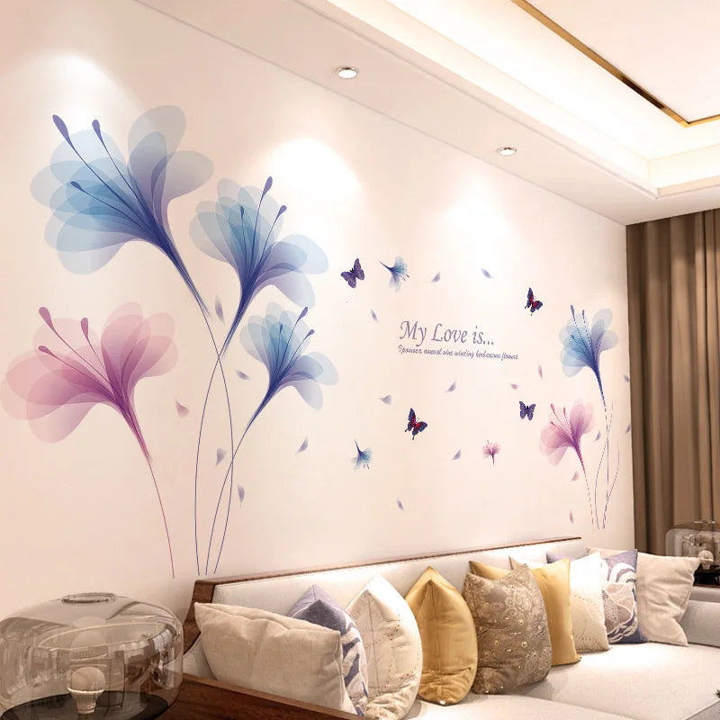 3D Bedroom Warm Wall Stickers Room Layout Living Room Stickers Wall Decoration Wallpaper Self-adhesive Bedside Wall Wallpaper - NON BRANDED SUPERMARKET