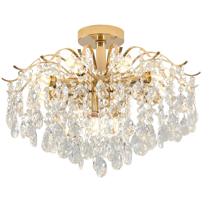 European Crystal Chandelier Living Room Lights - NON BRANDED SUPERMARKET