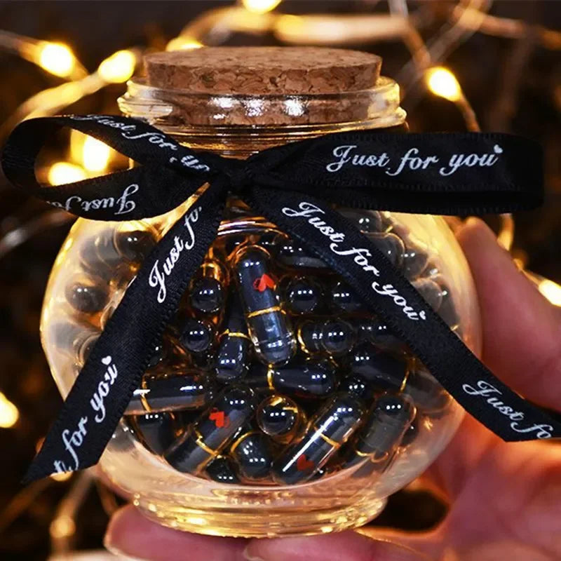 50pc Expression Message Capsule Valentines Day Gift Party Favors Wedding Birthday Baby Shower Supplies Girlfriend Boyfriend Gift - NON BRANDED SUPERMARKET