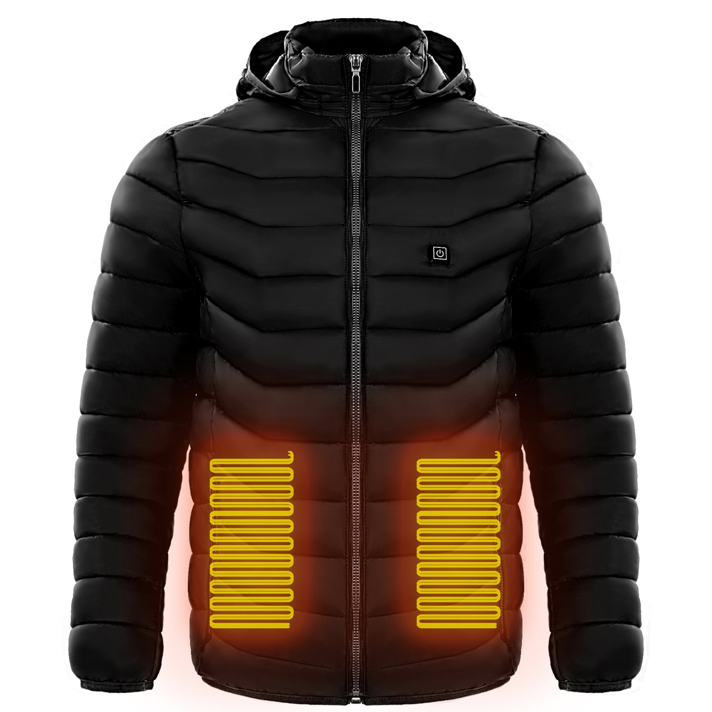Men's Electric Heated Puffer Jacket - NON BRANDED SUPERMARKET
