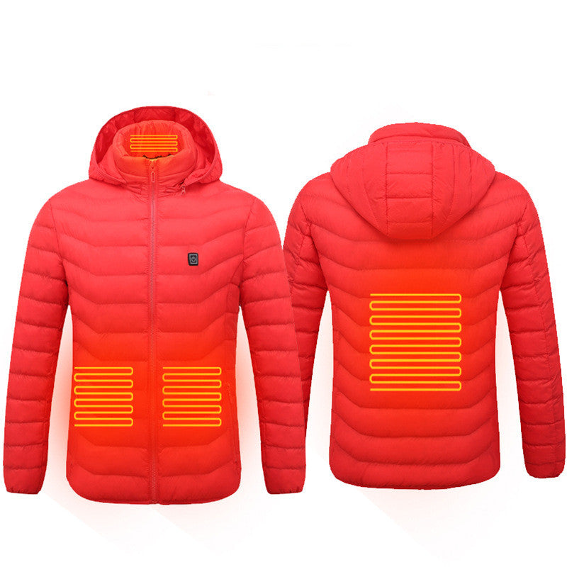 Men's Electric Heated Puffer Jacket - NON BRANDED SUPERMARKET