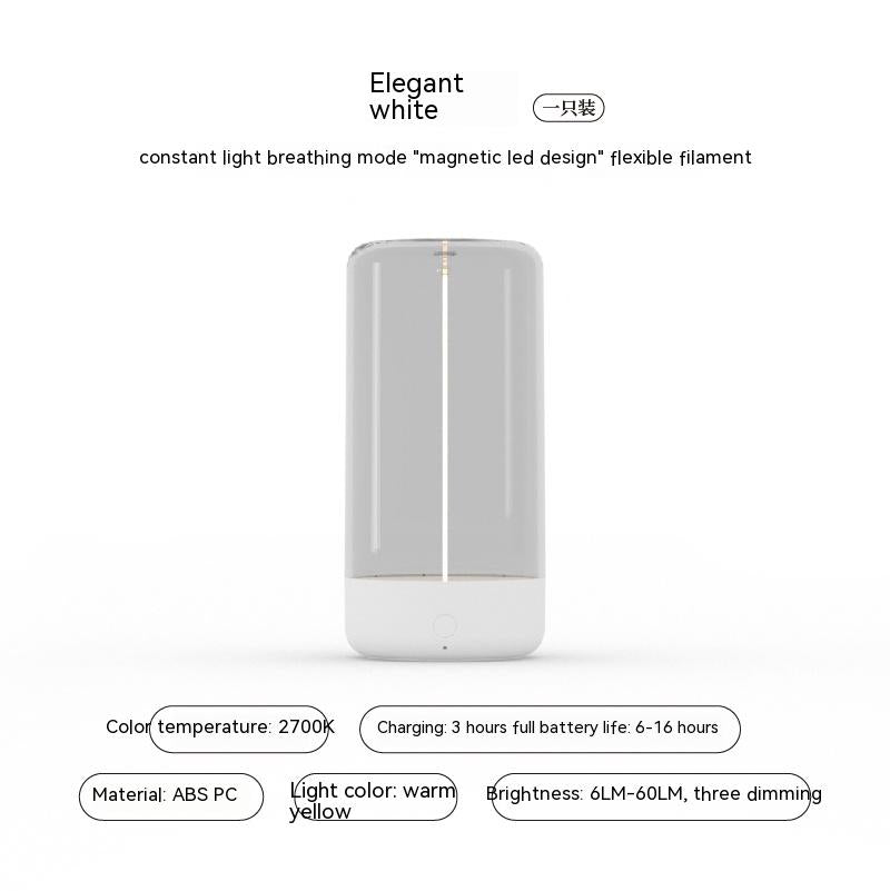 New LED Camping Light Type-c Rechargeable Portable Night Light With High Transparency And Anti Drop Creative Atmosphere Light - NON BRANDED SUPERMARKET