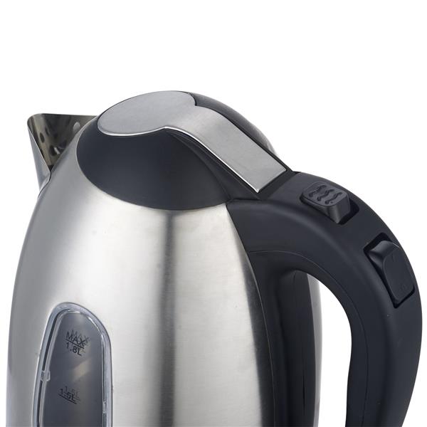 HD-1802S 220V 2000W 1.8L Stainless Steel Electric Kettle with Water Window - NON BRANDED SUPERMARKET
