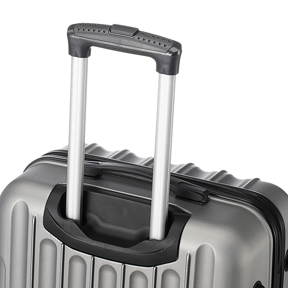 3-in-1 Multifunctional Large Capacity Traveling Storage Suitcase Silver Gray - NON BRANDED SUPERMARKET