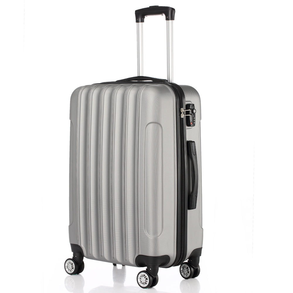 3-in-1 Multifunctional Large Capacity Traveling Storage Suitcase Silver Gray - NON BRANDED SUPERMARKET