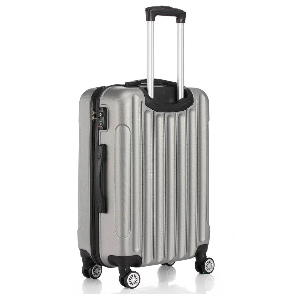 3-in-1 Multifunctional Large Capacity Traveling Storage Suitcase Silver Gray - NON BRANDED SUPERMARKET