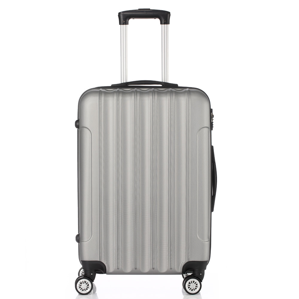 3-in-1 Multifunctional Large Capacity Traveling Storage Suitcase Silver Gray - NON BRANDED SUPERMARKET