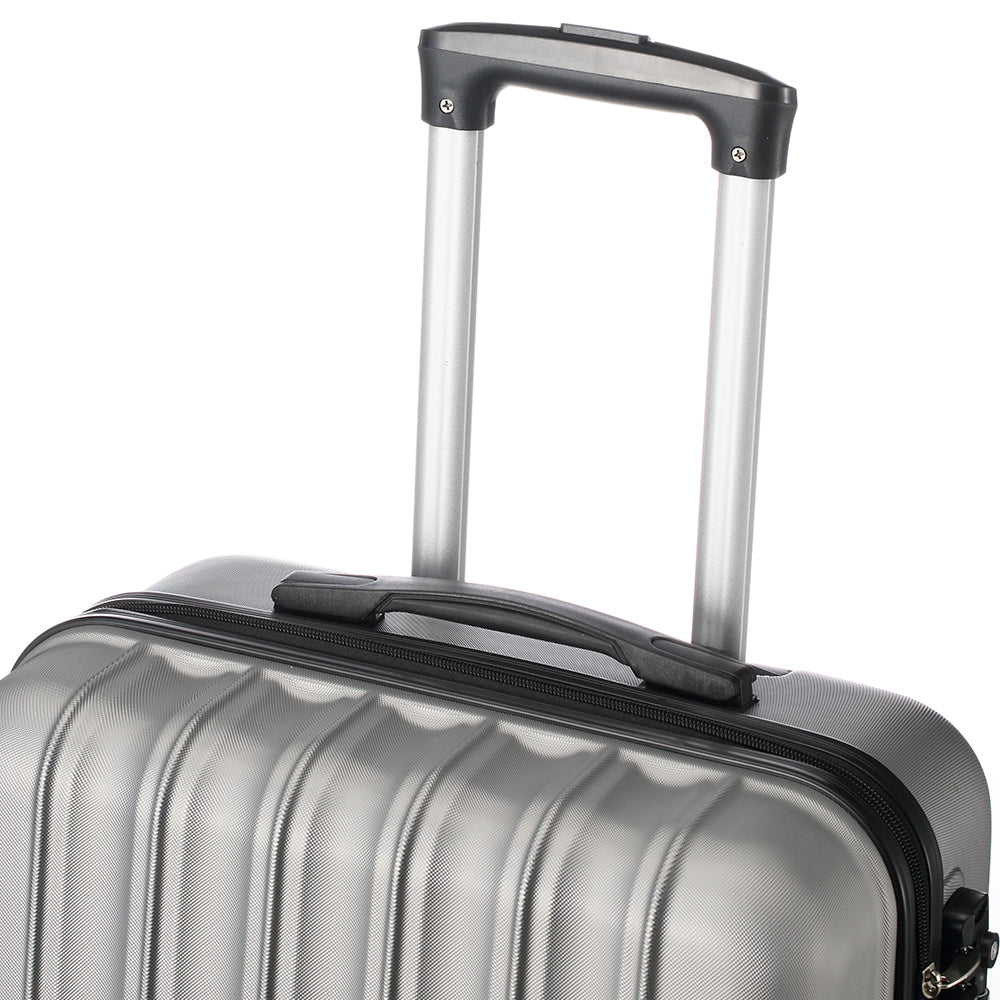 3-in-1 Multifunctional Large Capacity Traveling Storage Suitcase Silver Gray - NON BRANDED SUPERMARKET