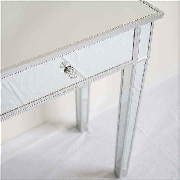 Mirrored Makeup Table Desk Vanity for Women with 2 Drawers - NON BRANDED SUPERMARKET